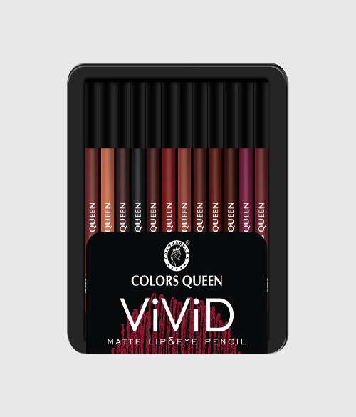 Colors Queen Vivid Matte Lip & Eye Pencil 12