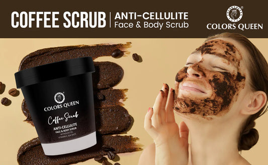 COLORS QUEEN COFFEE SCRUB ANTI CELLULITE FACE & BODY SCRUB