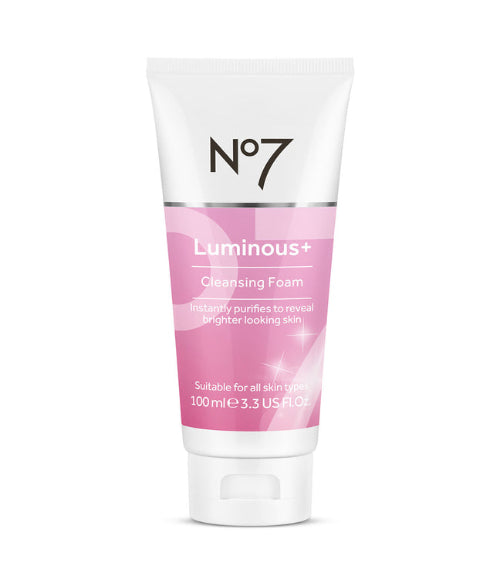 No7 Luminous+ Cleansing Foam (100ml)