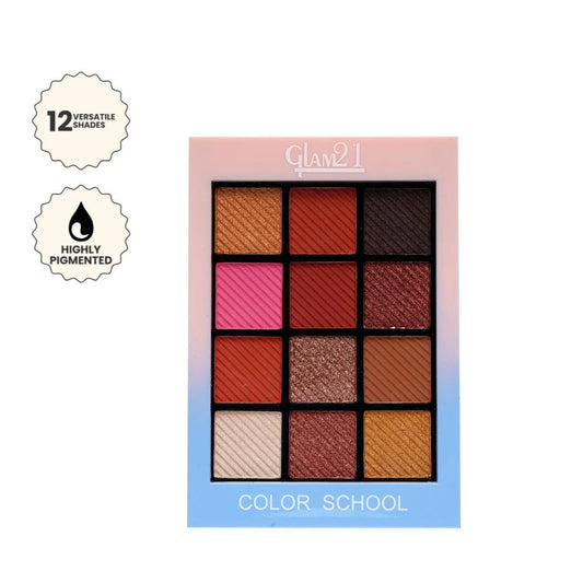 GLAM21 COLOR SCHOOL EYESHADOW PALETTE