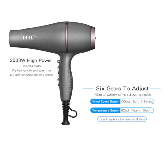 HTC EF-2028 Professional Hair Dryer 2300W