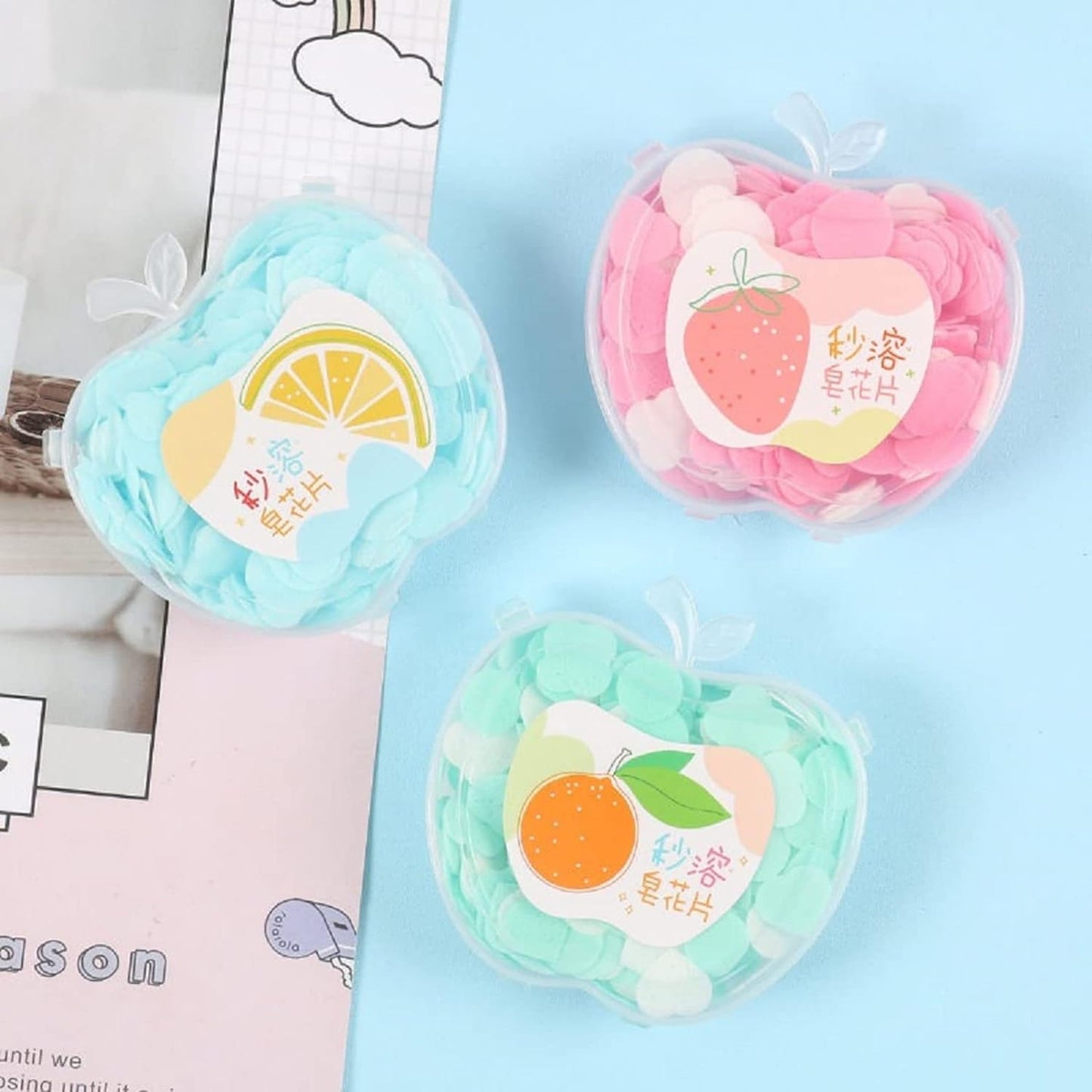 Pack of 18 Pcs Perfume Paper Soap Strips