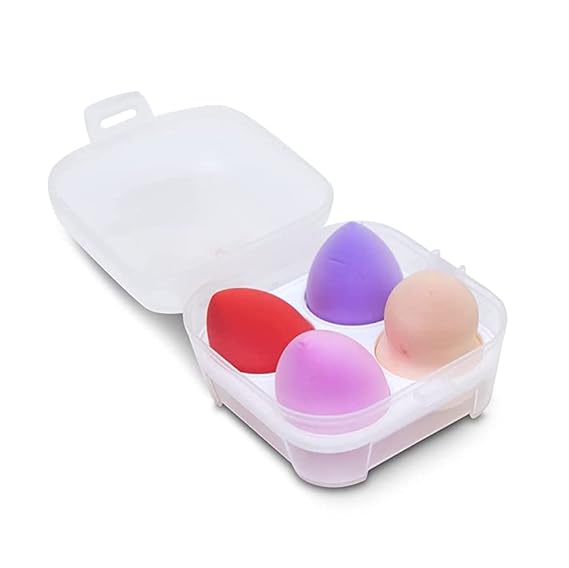 Makeup Puff Sponge Blender Combo Set of 4pcs with Box!