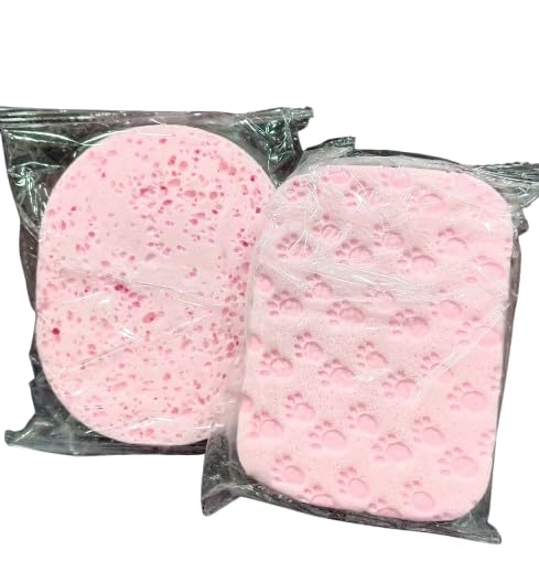 2 Pcs Cat Bath Shower Sponges!