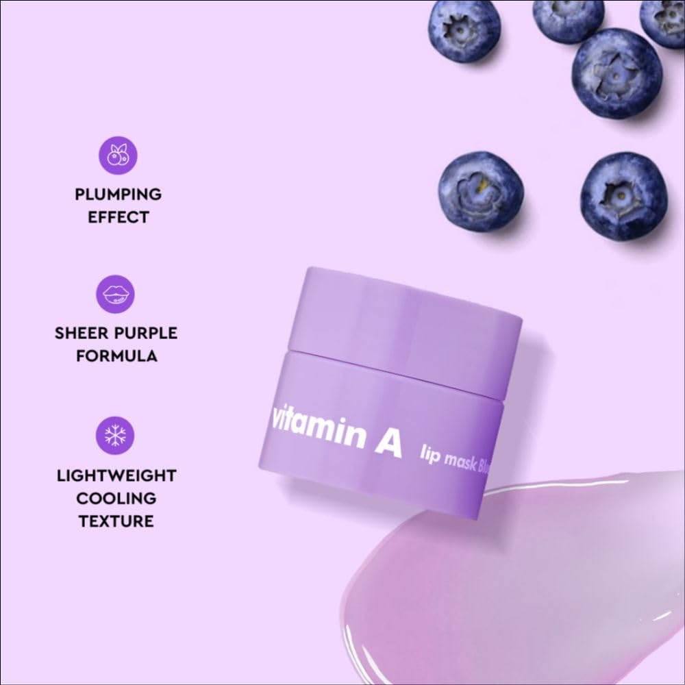 The Face Shop Vitamin A Lip Mask β Blueberry & Shea Butter (5g)