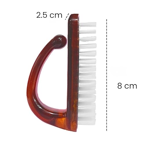 Scarlet Line Nail Cleaning Brush – Shell Design