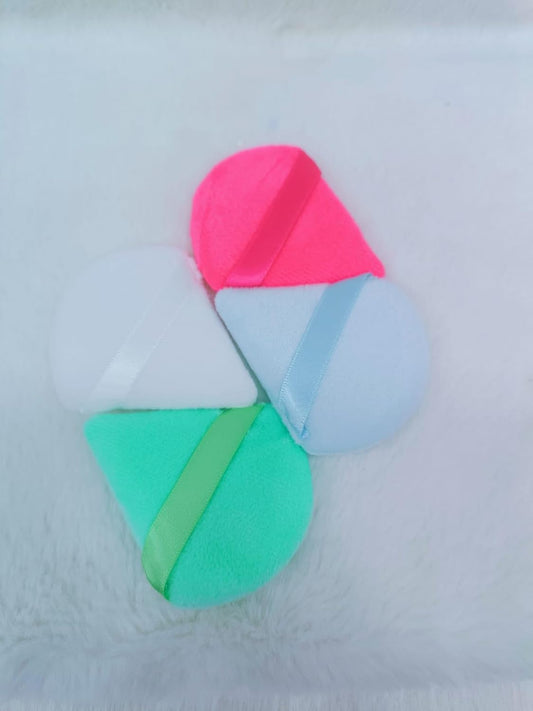 4 Pieces Powder Puff Soft Face Triangle Makeup Puff set