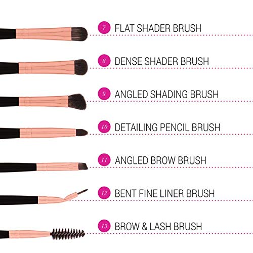 BH Cosmetics Signature Rose Gold 13-Piece Brush Set
