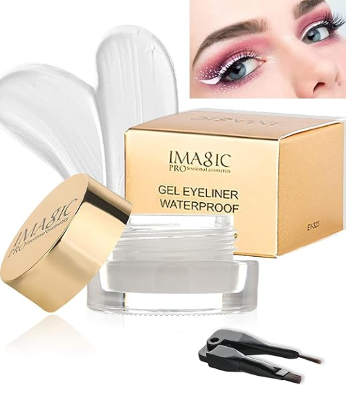 IMAGIC GEL EYELINER WATERPROOF WHITE AND BLACK
