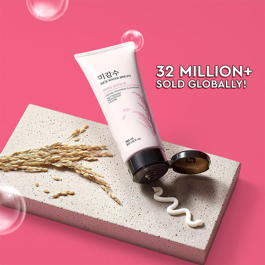 The Face Shop Rice Water Bright Foaming Face Wash – Deep Cleansing & Brightening Cleanser (150ml)