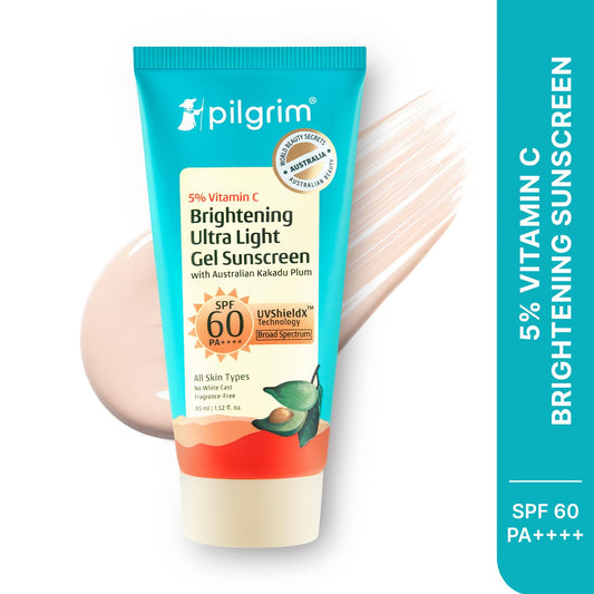 Pilgrim 5% Vitamin C Brightening Ultra Light Gel Sunscreen SPF 60 PA++++