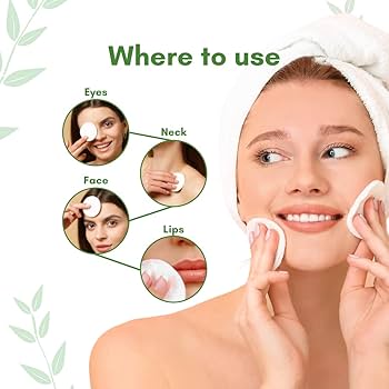 Bocoton 100% Organic Bio Cotton Pads For Make Up 80X
