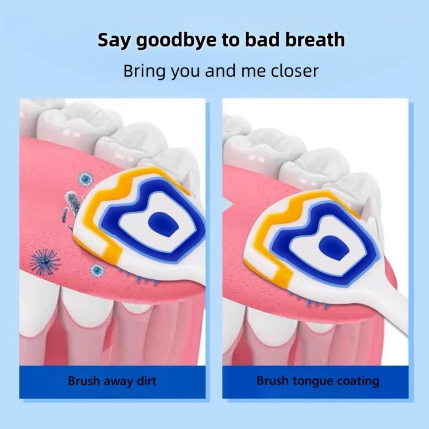 Tongue Scraper & Tongue Brush