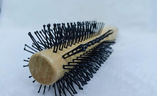 Wooden Round Hair Brush