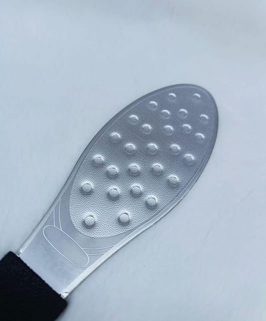 2 Pcs Stainless Steel Foot Scraper – Professional Double Sided Foot File