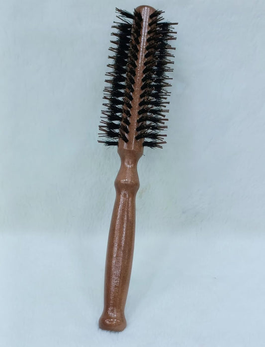 Round Hair Brush Wooden Handle Styling Brush