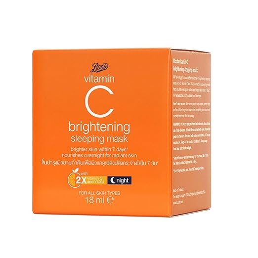BOOTS VITAMIN C BRIGHTENING SLEEPING MASK 50ML