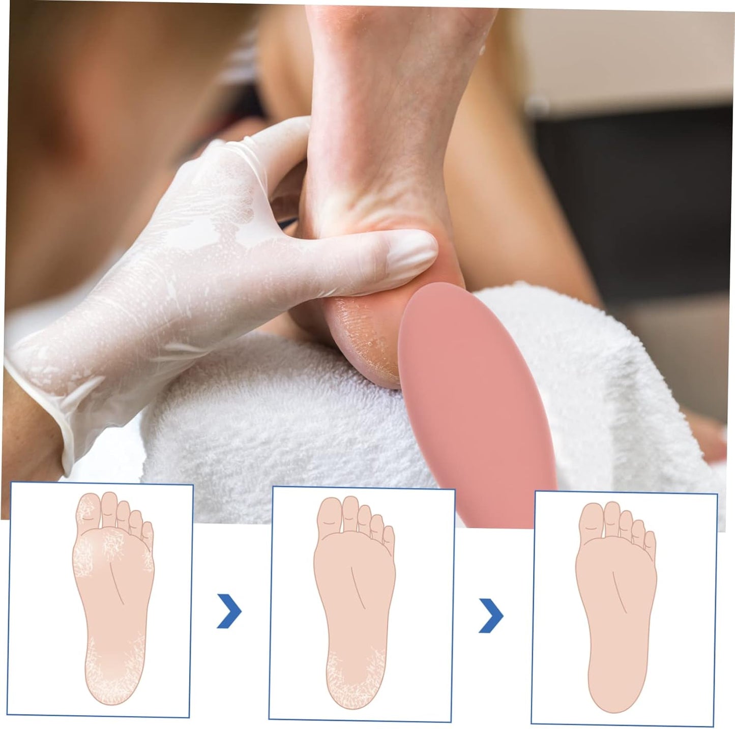 Foot Skin File Portable Glass Foot Washboard Callus Scraper