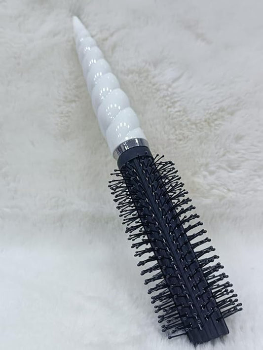 Round Hair Brush with Soft Bristle Roller Curler