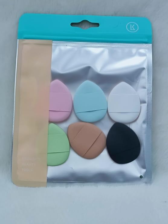 Professional 6Pcs Mini Finger Powder Puff Set