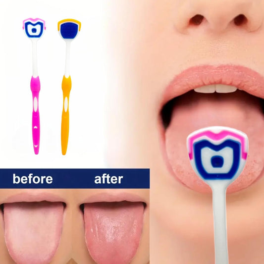 Tongue Scraper & Tongue Brush