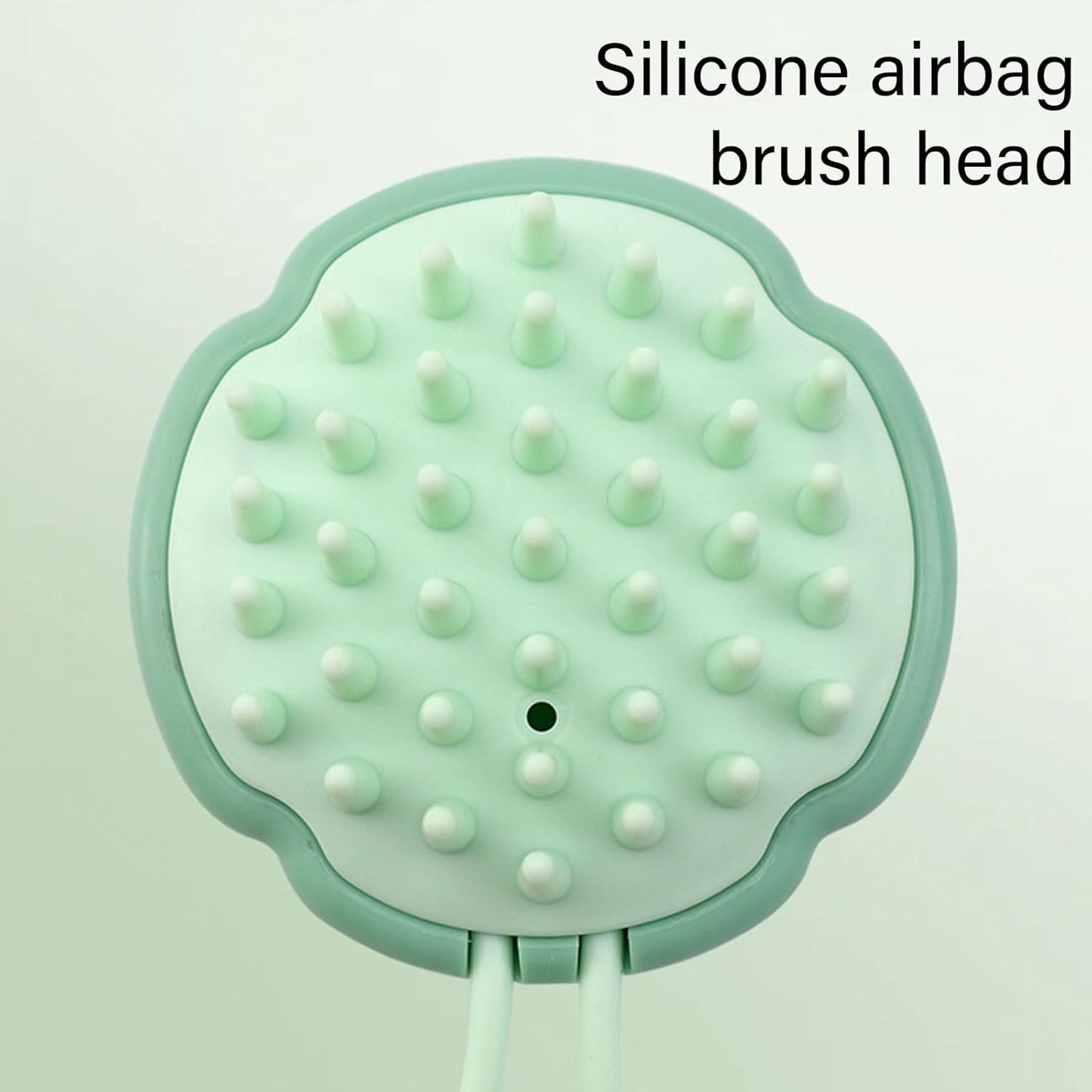 Hair Brush featuring Soft Silicone Bristles