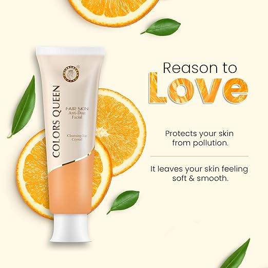 COLORS QUEEN FAIR SKIN ANTI DUST FACIAL CLEANSER