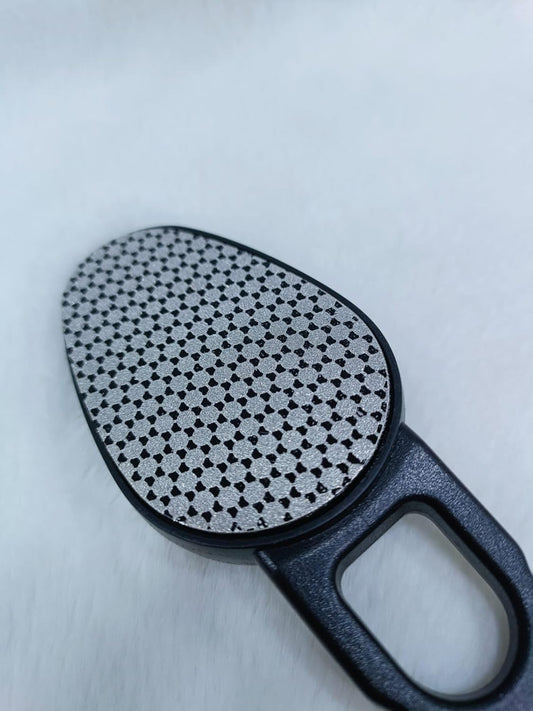 2-sided Foot Scrubber with Plastic Handle