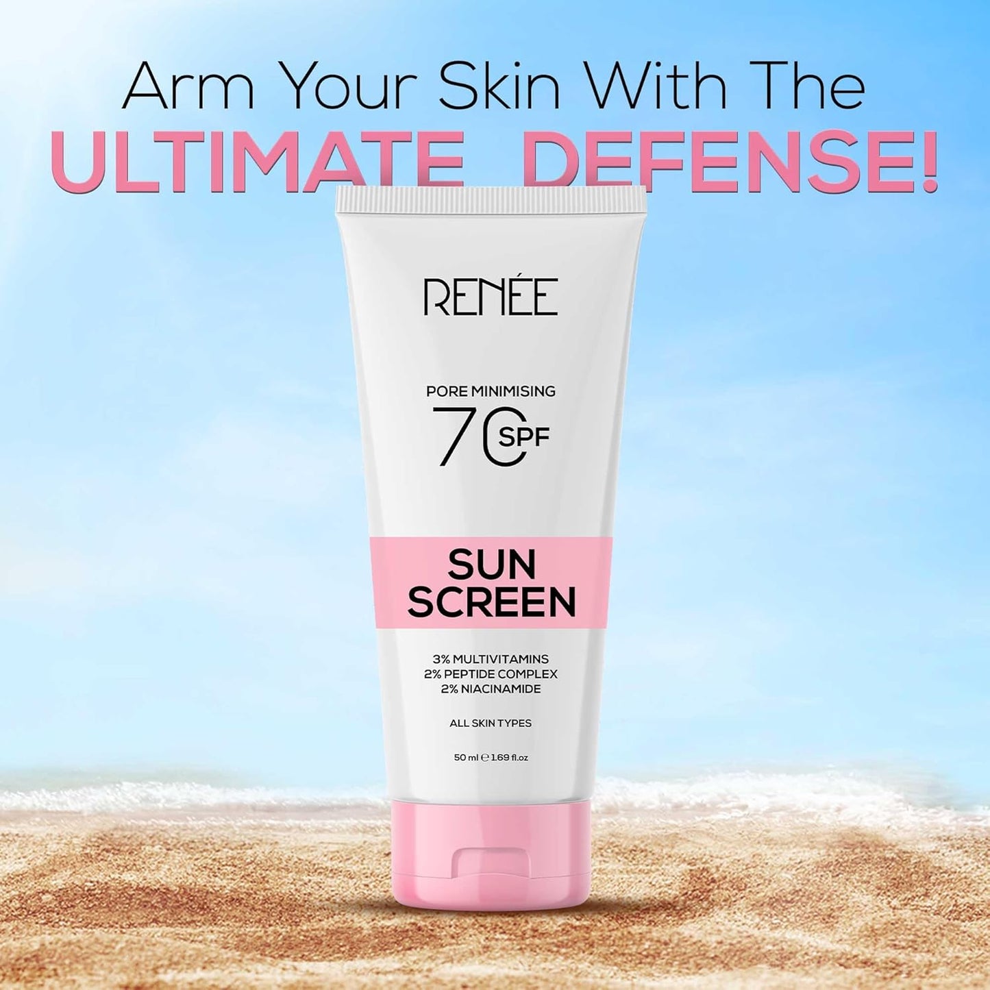 RENEE Pore Minimizing Sunscreen Spf 70, 50Ml