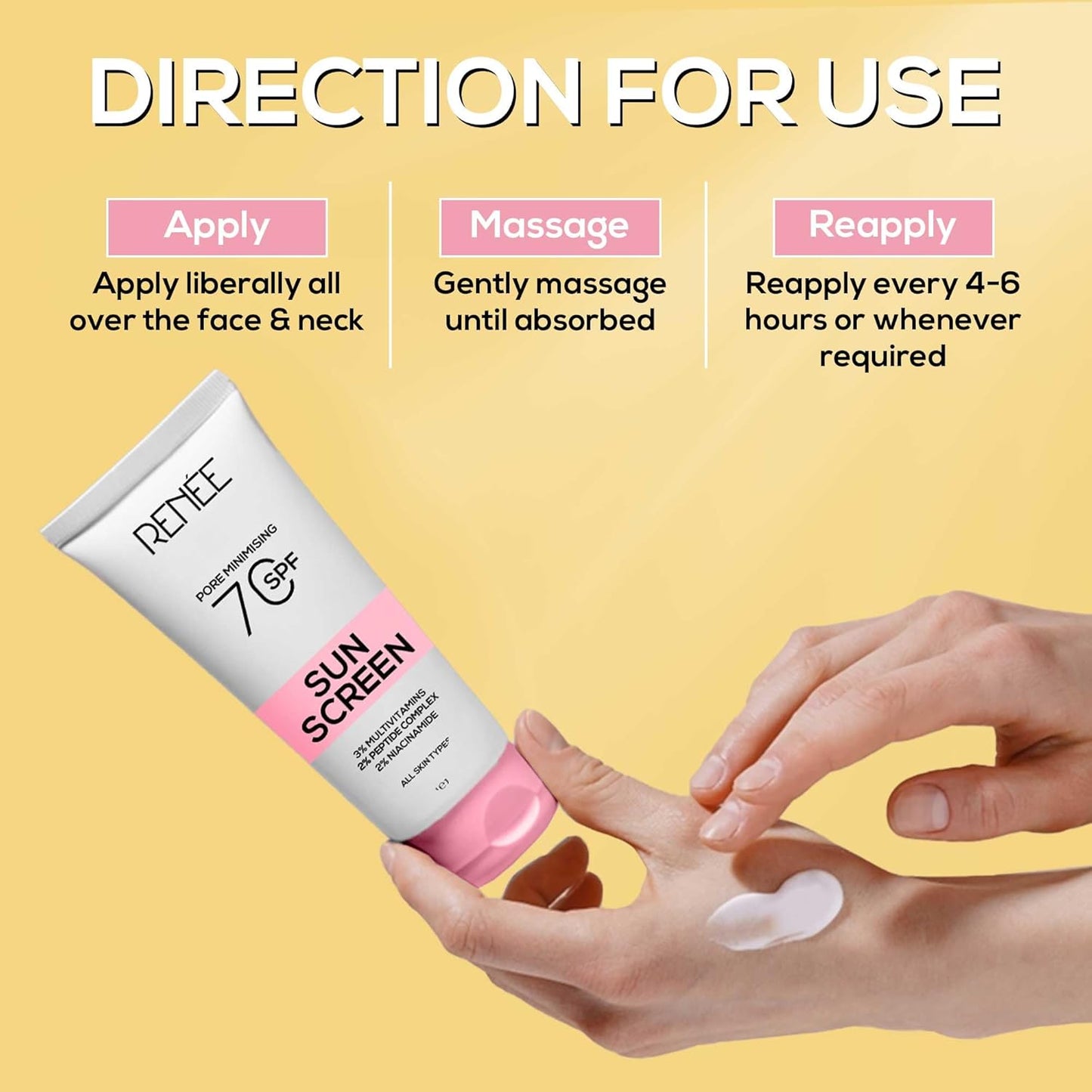 RENEE Pore Minimizing Sunscreen Spf 70, 50Ml