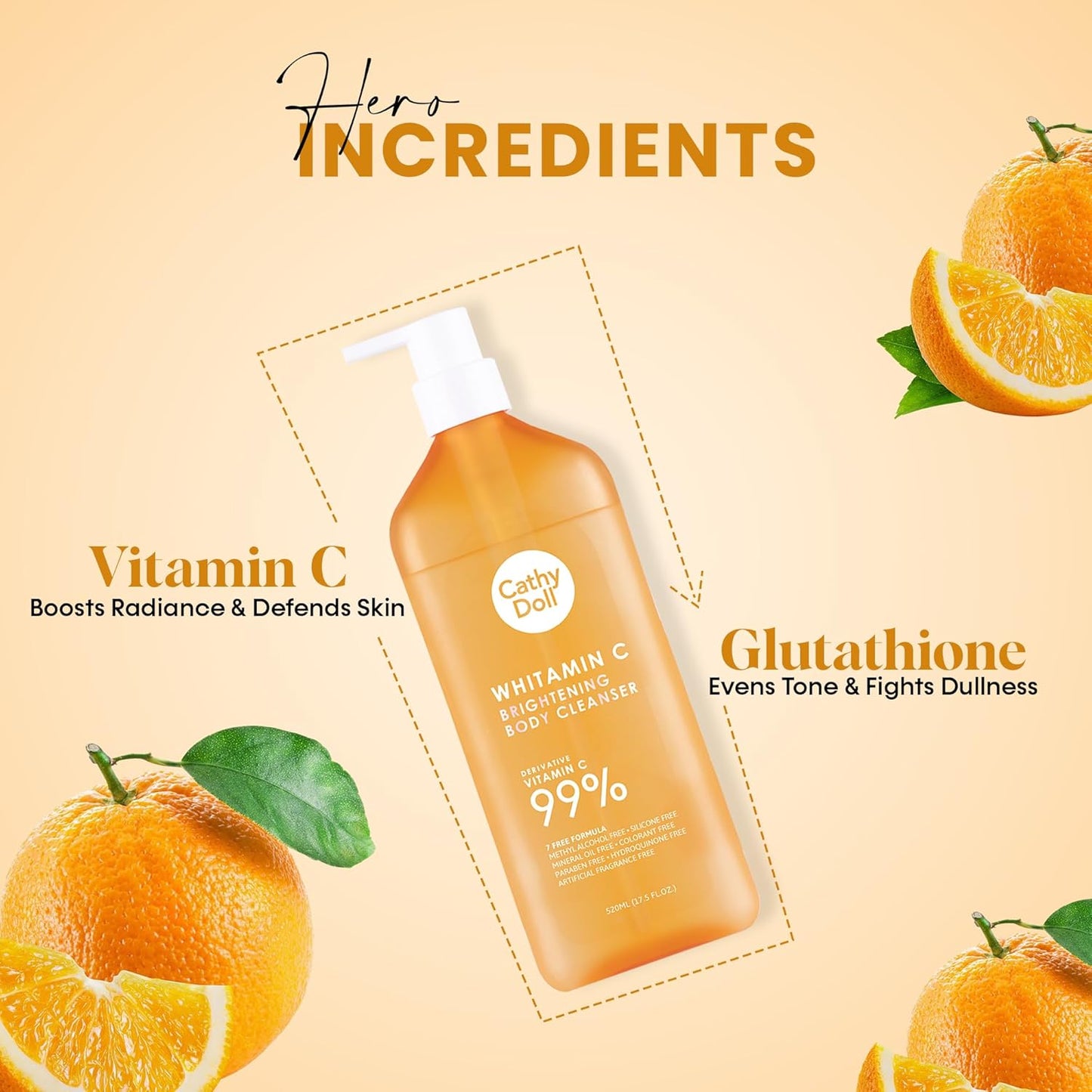 Cathy Doll Whitamin C Brightening Body Cleanser 520ml