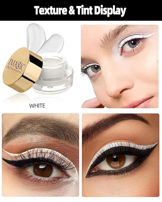 IMAGIC GEL EYELINER WATERPROOF WHITE AND BLACK