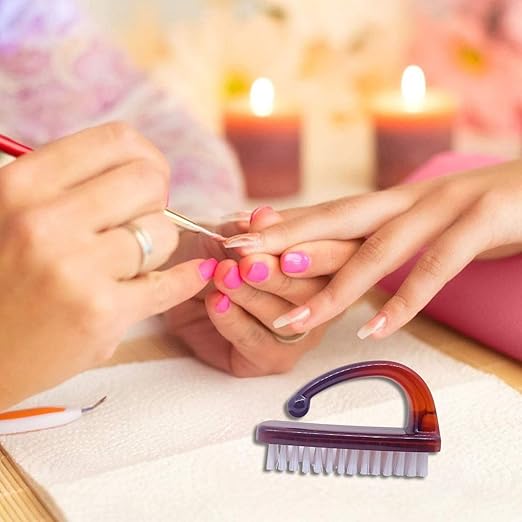 Scarlet Line Nail Cleaning Brush β Shell Design