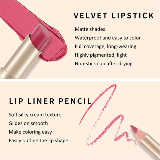 USHAS Lipstick & Lipliner