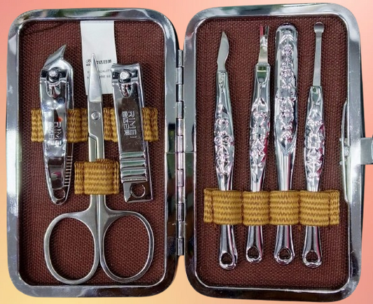7-in-1 Manicure Pedicure Nail Clippers Kit – All-in-One Grooming Essential!