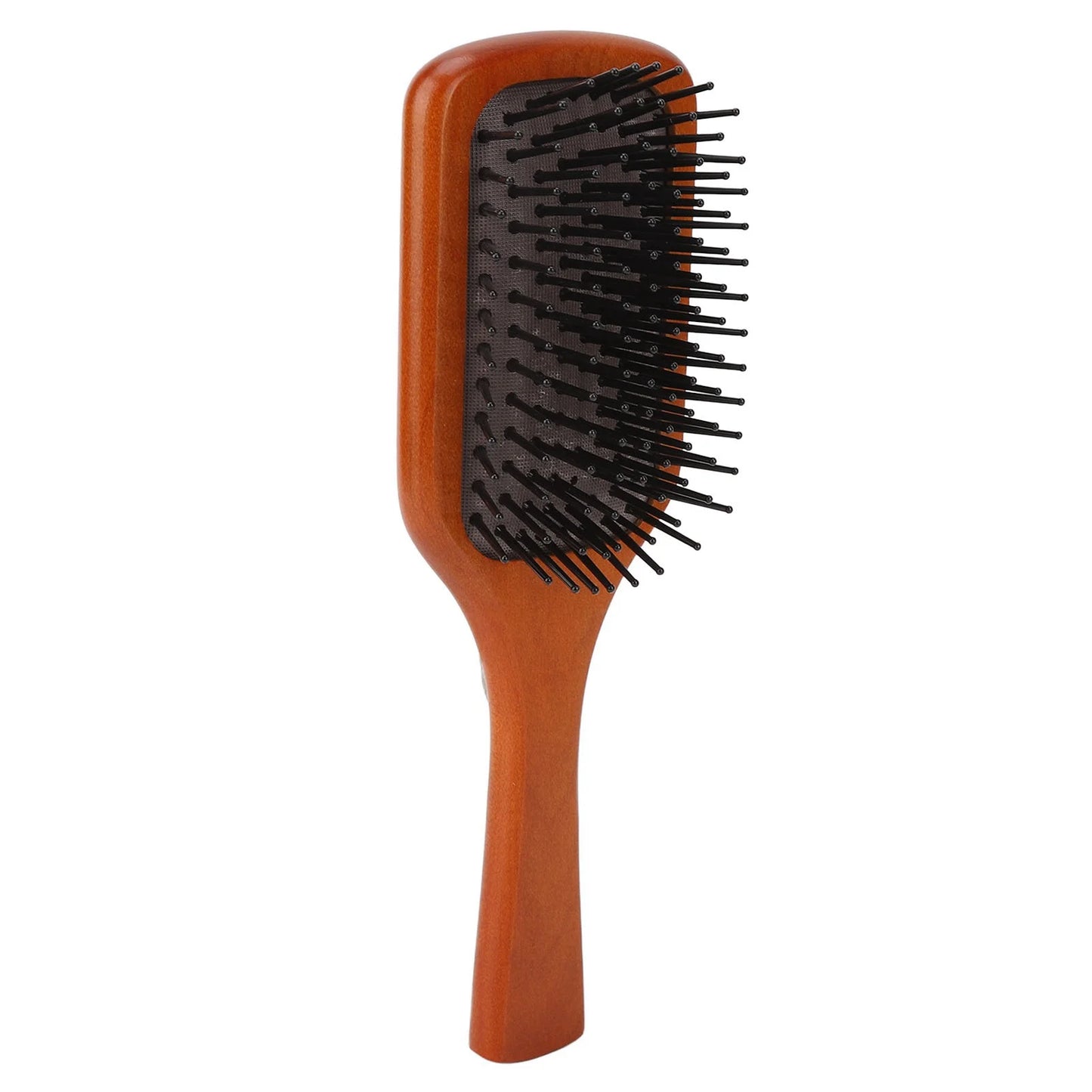 Wooden Paddle Brush, Ergonomic Paddle Hair Brush Prevent Slipping Comfortable with Handle for Women