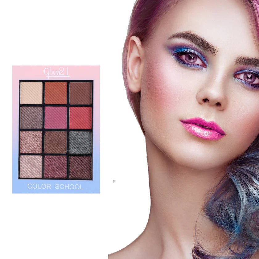 GLAM21 COLOR SCHOOL EYESHADOW PALETTE