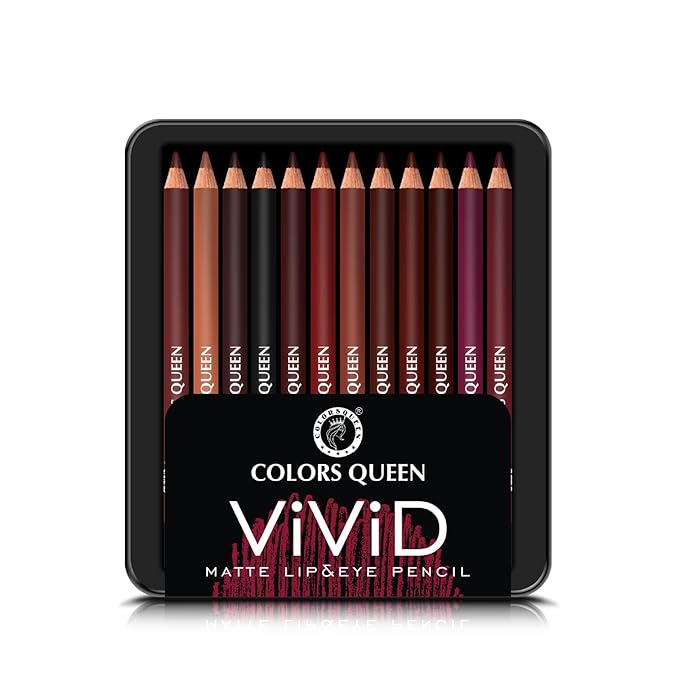 Colors Queen Vivid Matte Lip & Eye Pencil 12