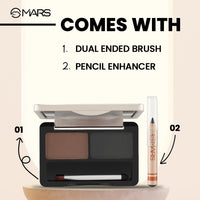 MARS Eyes Kit With Eyebrow Pencil & Dual Powder Palette