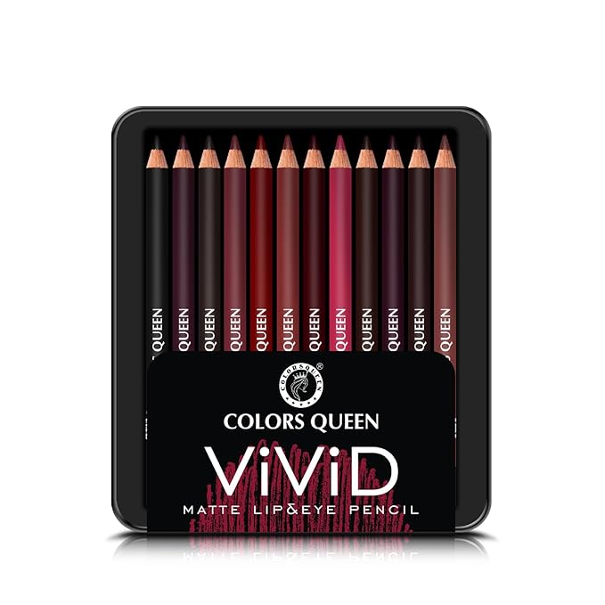 Colors Queen Vivid Matte Lip & Eye Pencil 12