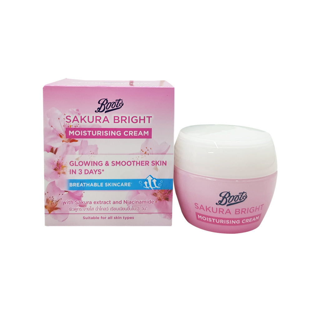 BOOTS SAKURA BRIGHT MOISTURISING CREAM