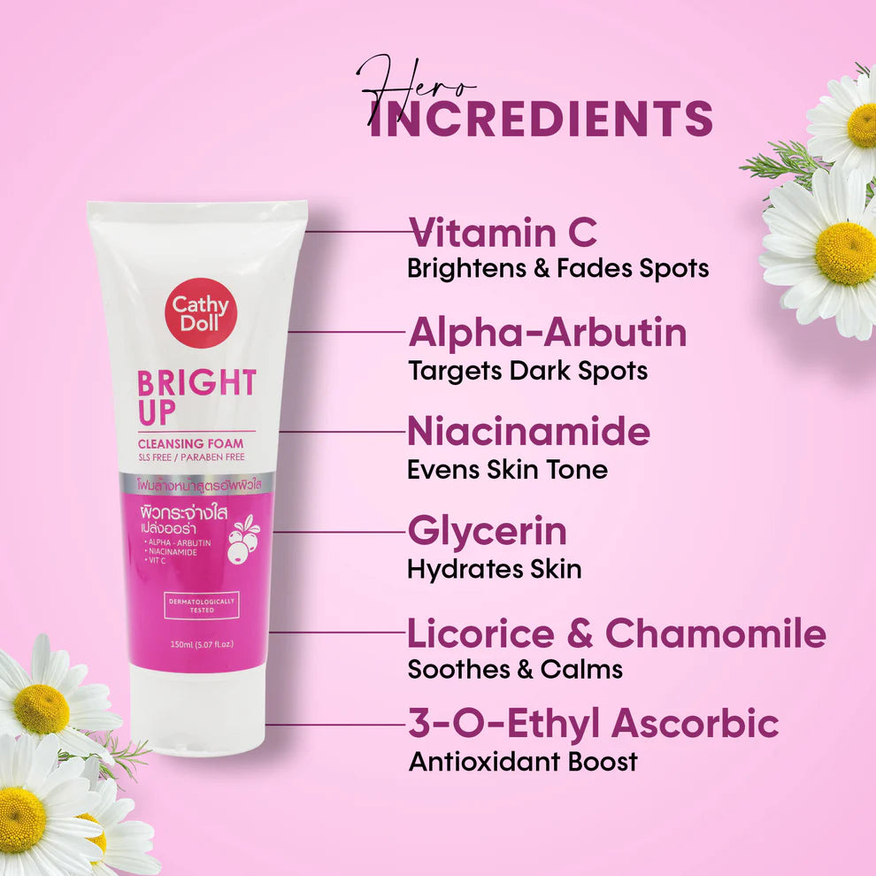 CATHY DOLL BRIGHT UP CLEANSING FOAM 150ML