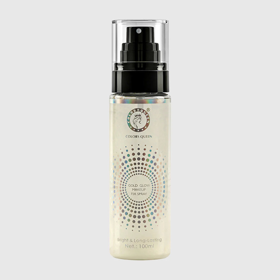 COLORS QUEEN GOLD GLOW MAKEUP FIX SPRAY MFG 03