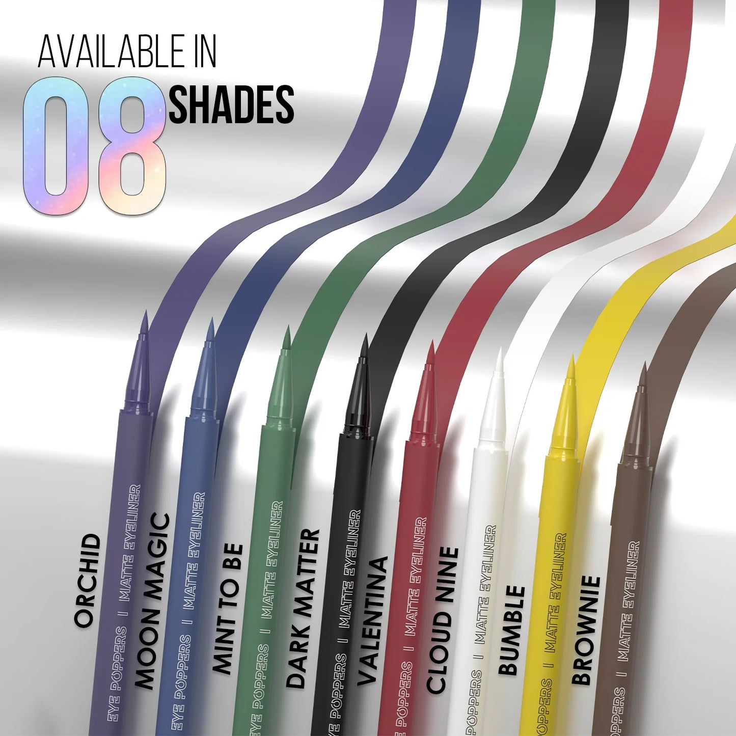 GLAM21 EYE POPPERS MATTE EYELINER