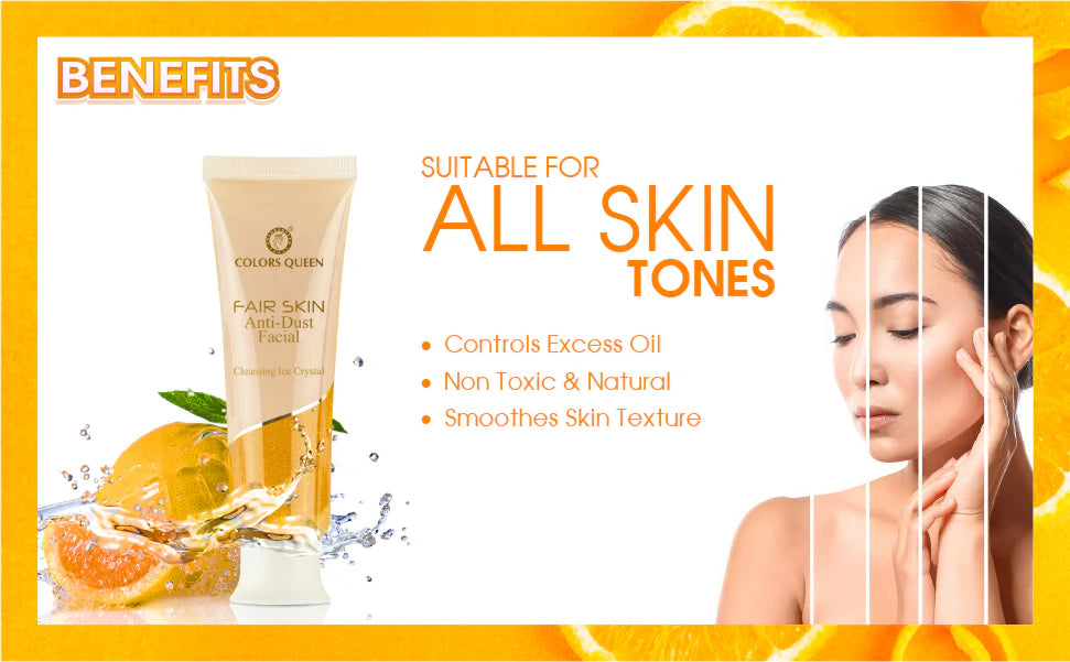 COLORS QUEEN FAIR SKIN ANTI DUST FACIAL CLEANSER
