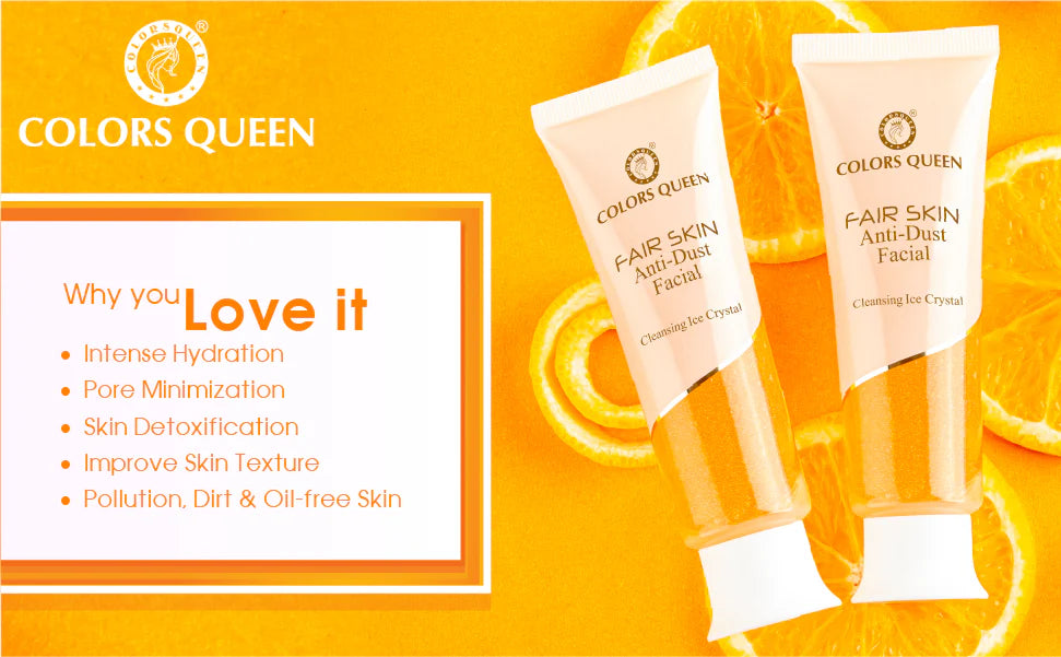 COLORS QUEEN FAIR SKIN ANTI DUST FACIAL CLEANSER