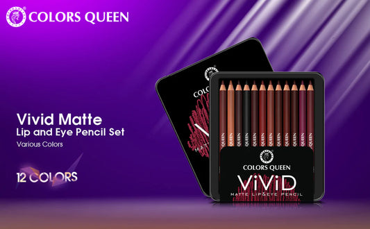 Colors Queen Vivid Matte Lip & Eye Pencil 12
