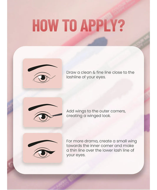Colour Me Happy Eyeliner Introducing Swiss Beauty Colour Me Happy Eyeliner