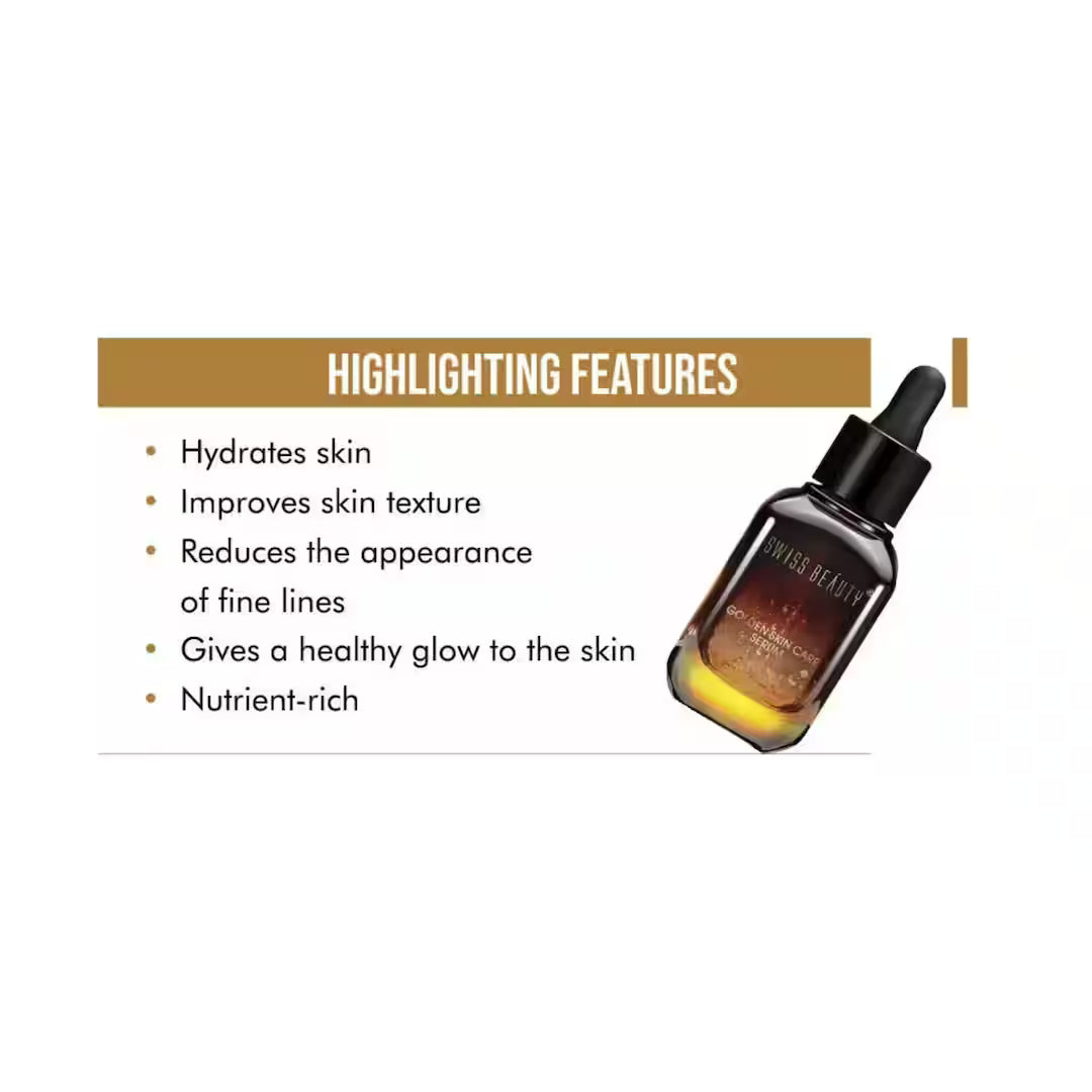 Swiss Beauty 24K Gold Skin Care Serum - (40ml)
