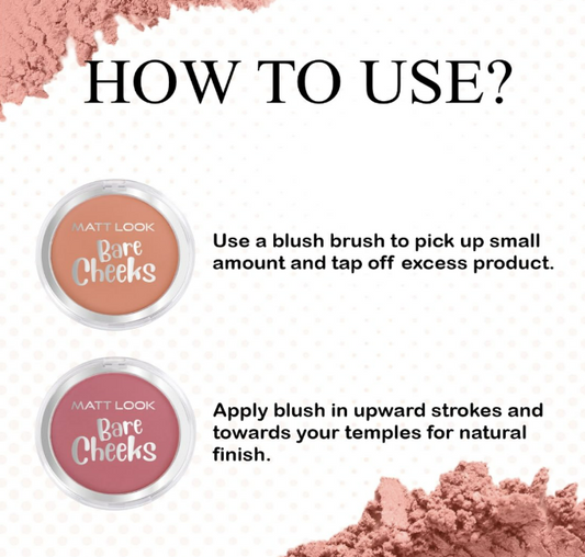 MATT LOOK Bare Cheeks Pigmented Blusher – 12g
